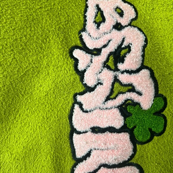 Brain Dead Slime Reverse Fleece Sweatpant - Apple - Picture 2 of 5